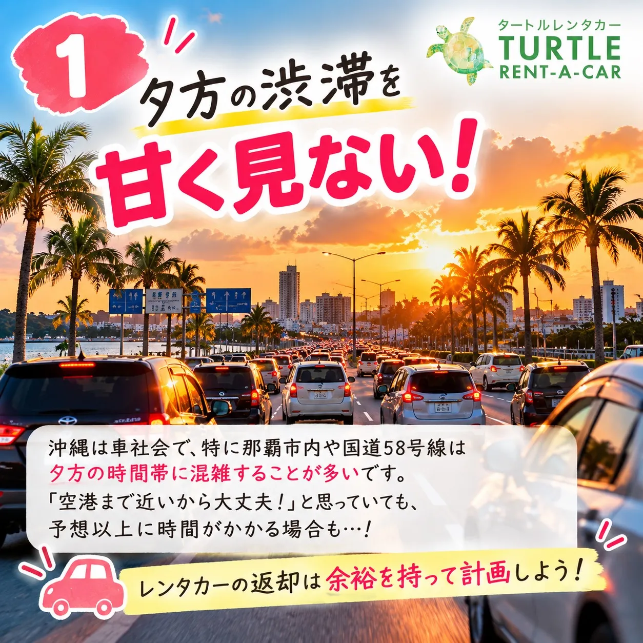 🌴⭐︎タートルレンタカーが教える！　沖縄旅行で意外と知らない...
