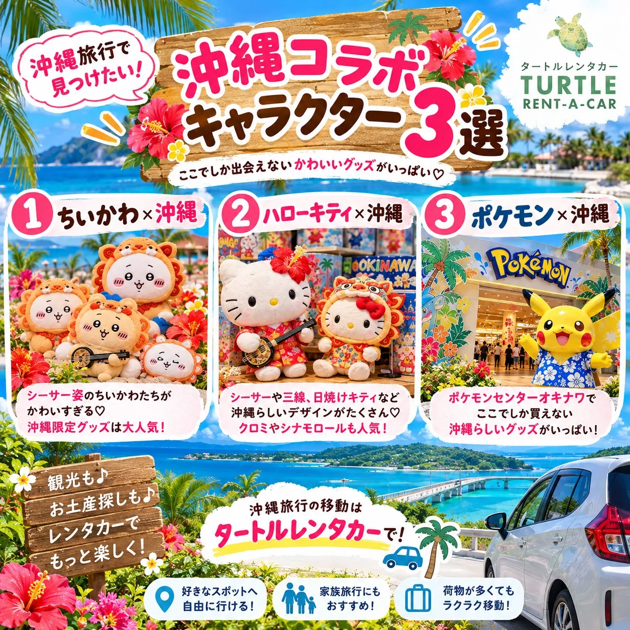 🌴⭐︎タートルレンタカーが教える! 沖縄旅行で見つけたい!沖...